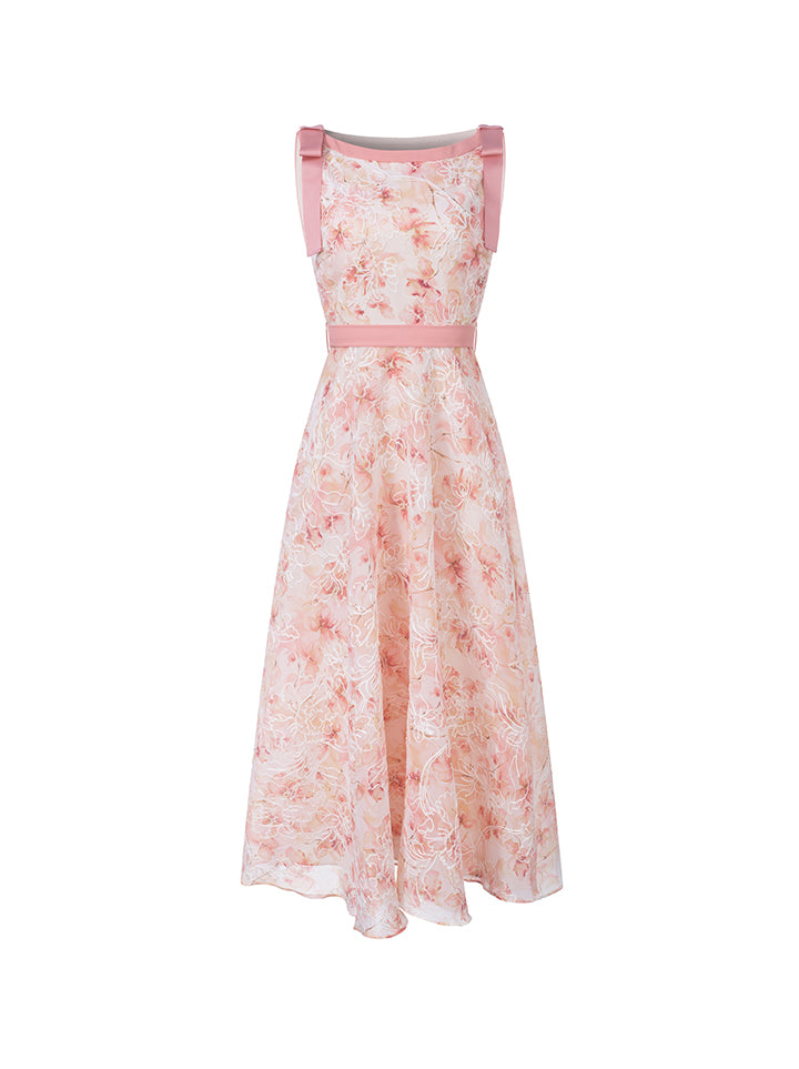 Printed A-line dress