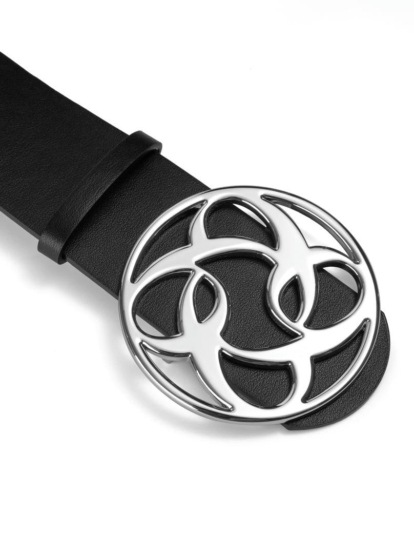 PU belt with buckle