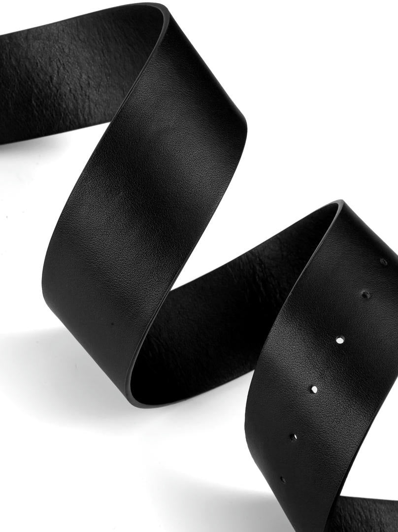 PU belt with buckle