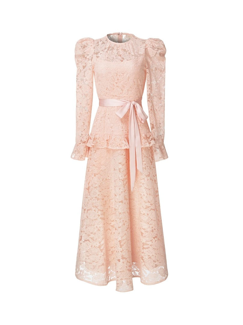Pink Lace Dress