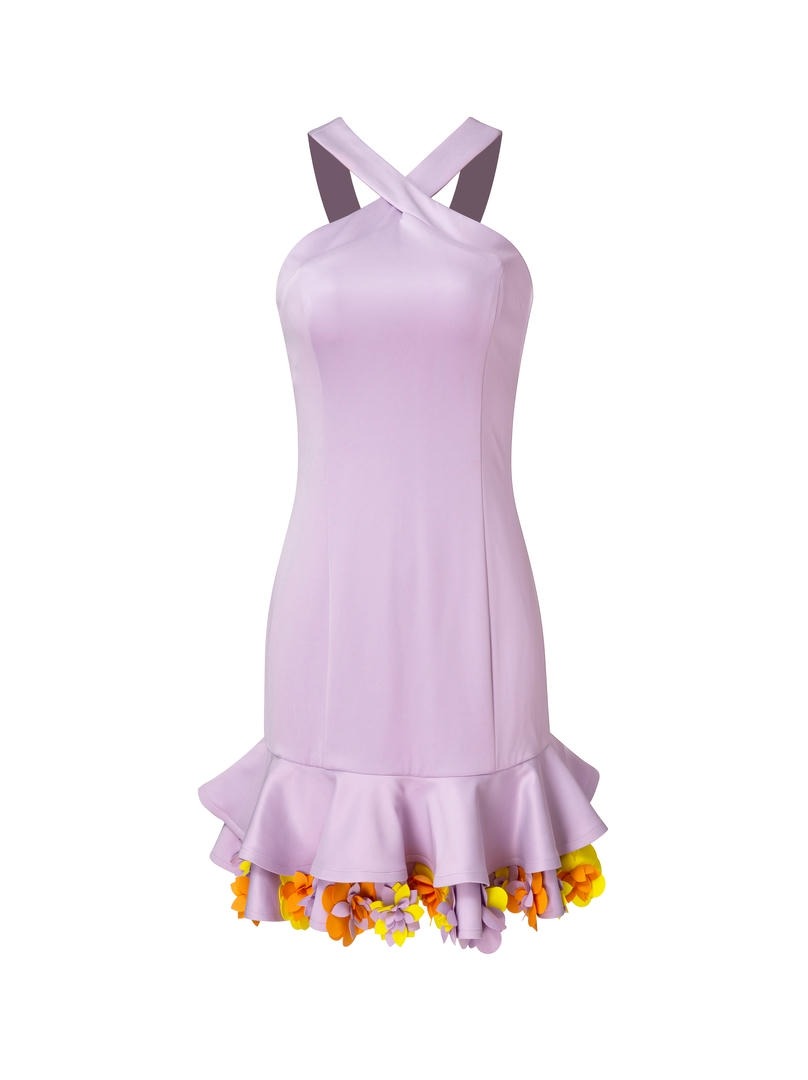 Lilac Neoprene Dress
