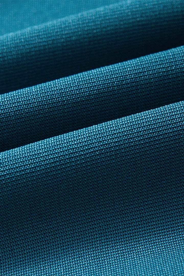 Teal Elegance Knit Dress