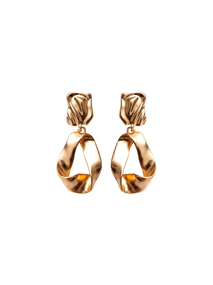 Golden Twist Earrings