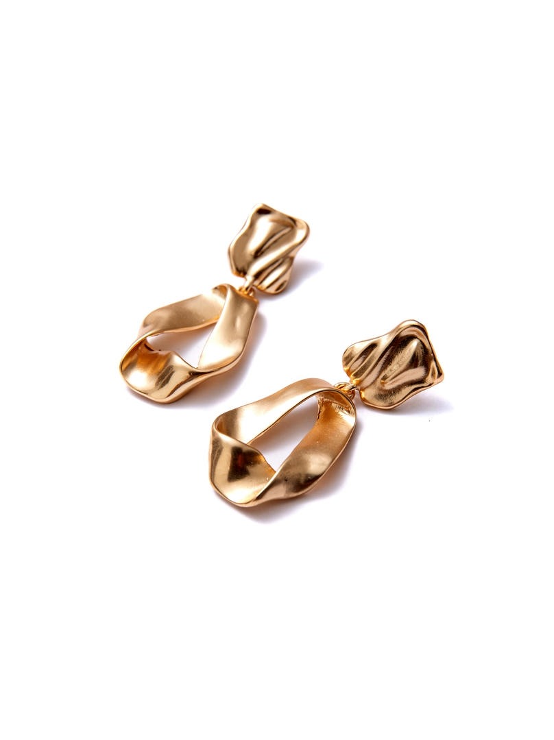 Golden Twist Earrings