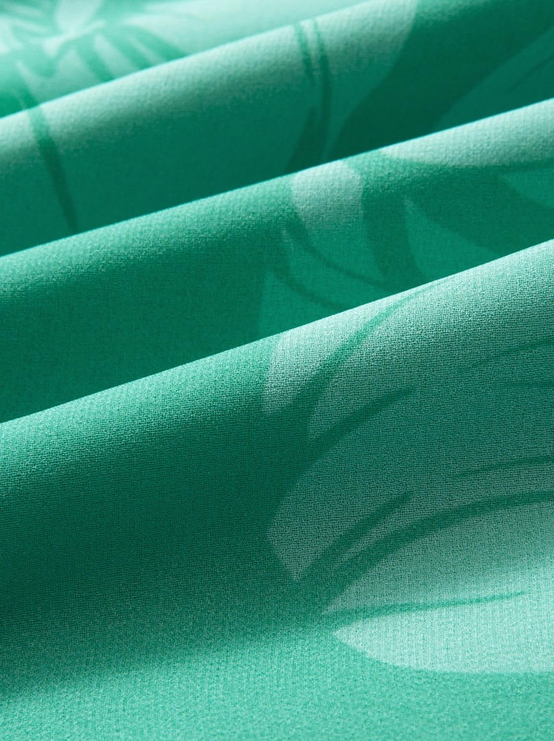 Green Printed Kaftan