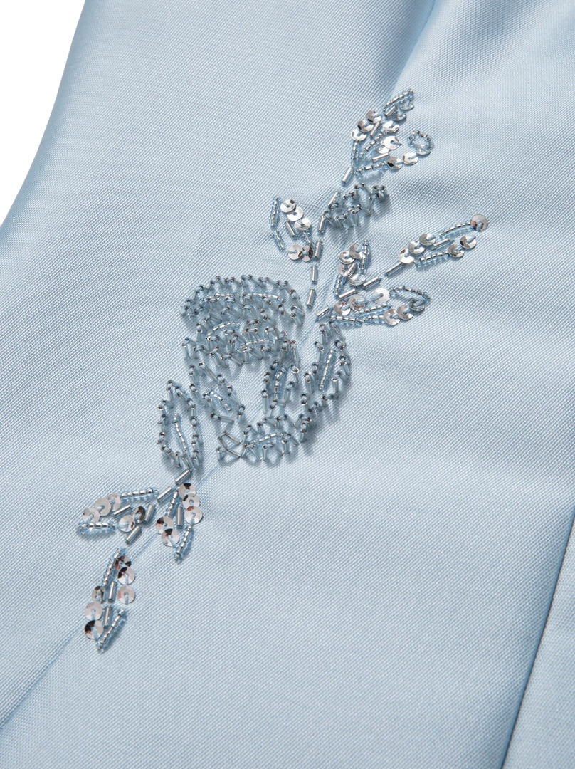 Azure Charm Midi Dress