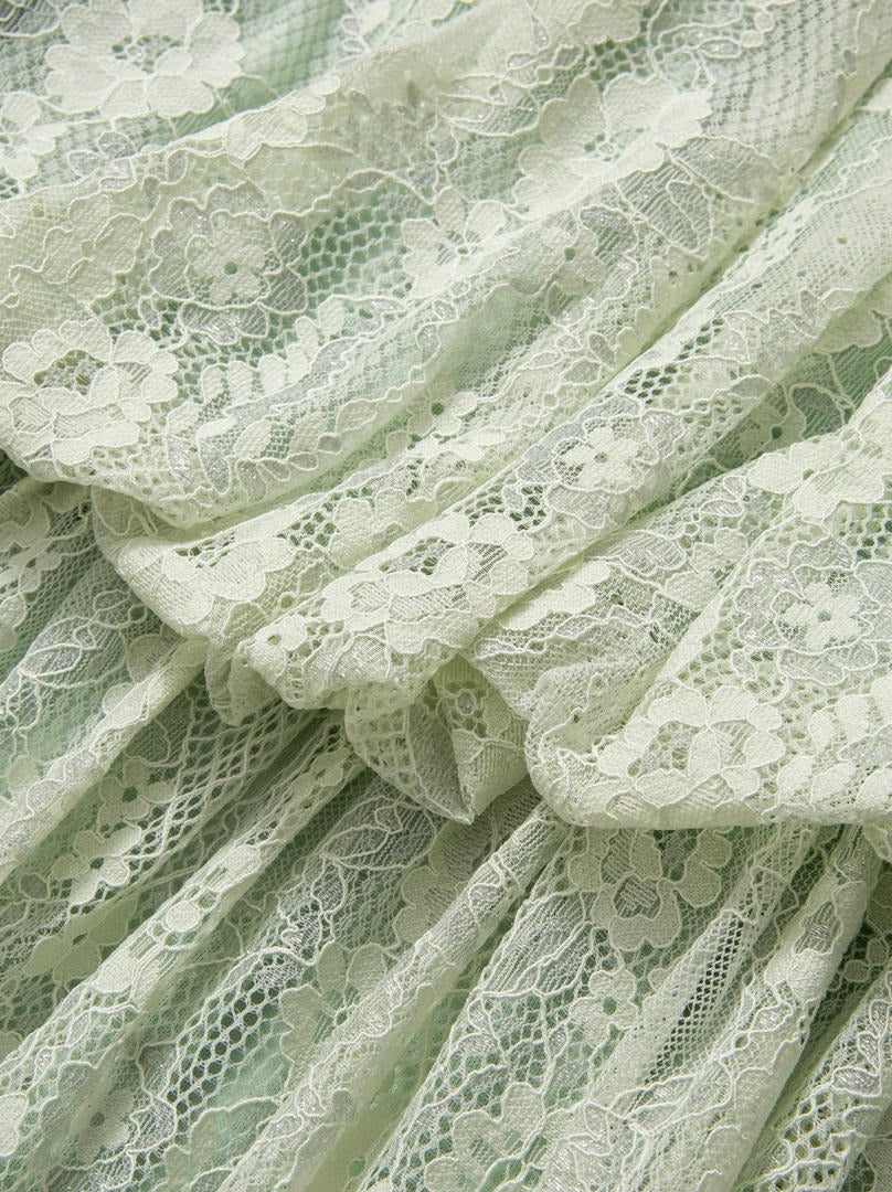 Light Green Lace Dress
