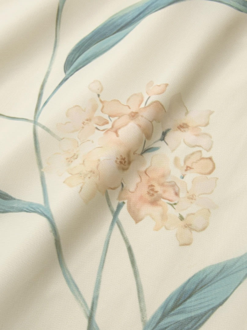 Chiffon Dress with Floral Print