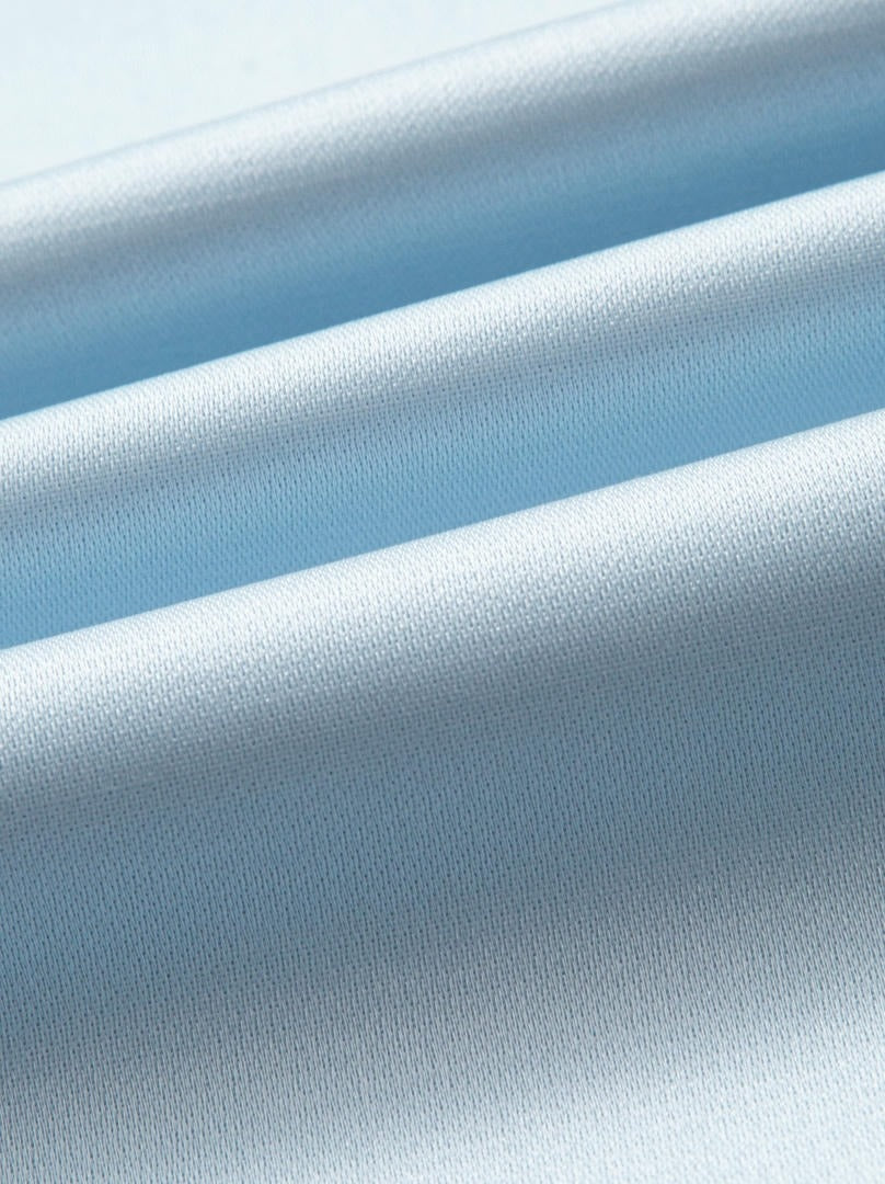Sky Blue Satin Dress