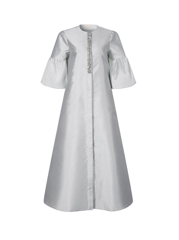 Frill Cuffs Embellished Kaftan