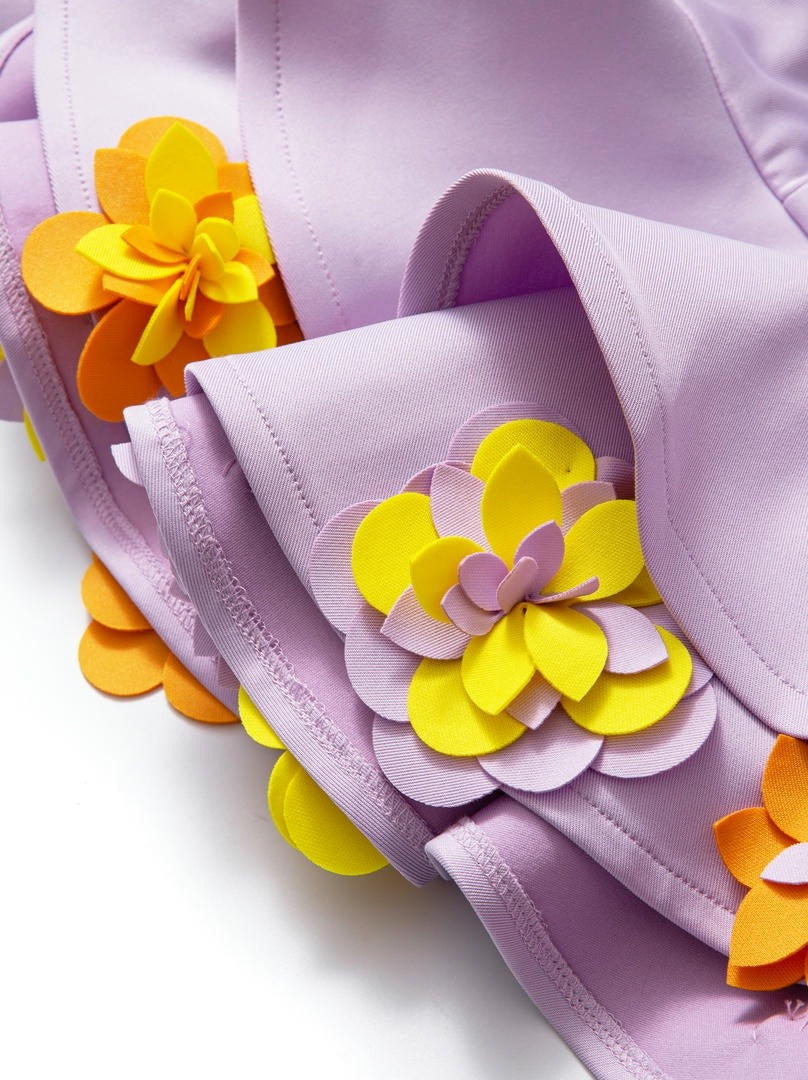 Lilac Neoprene Dress