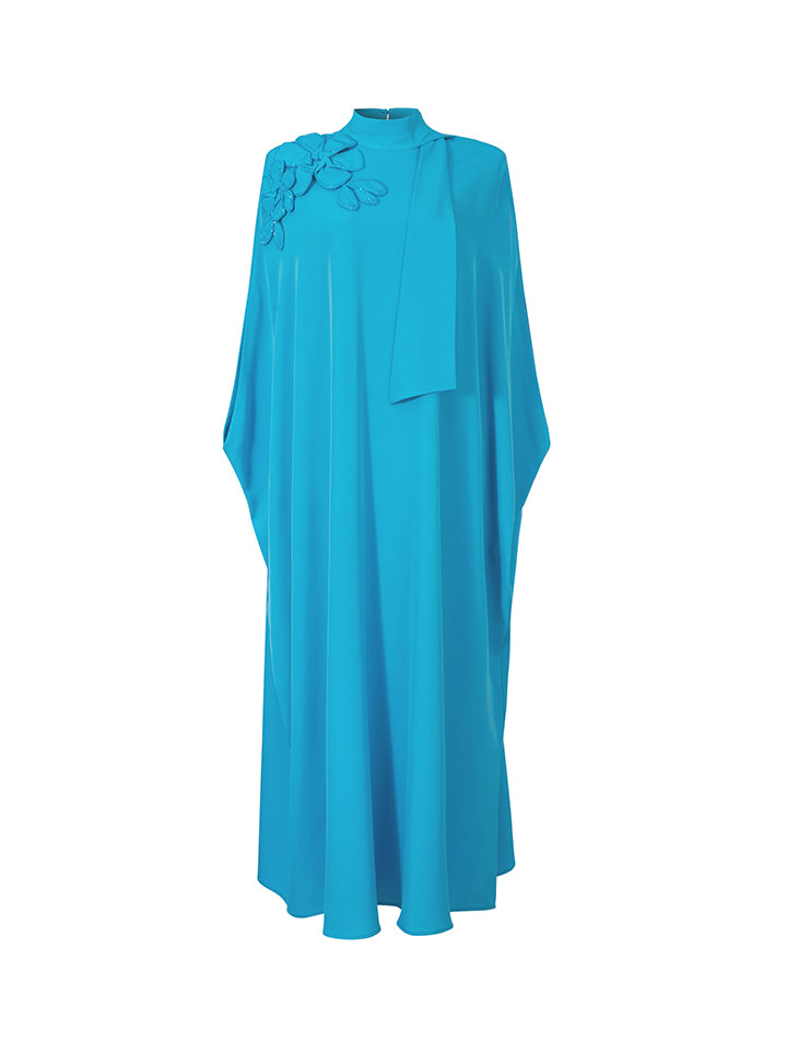 Neck-tie Cape Sleeves Kaftan