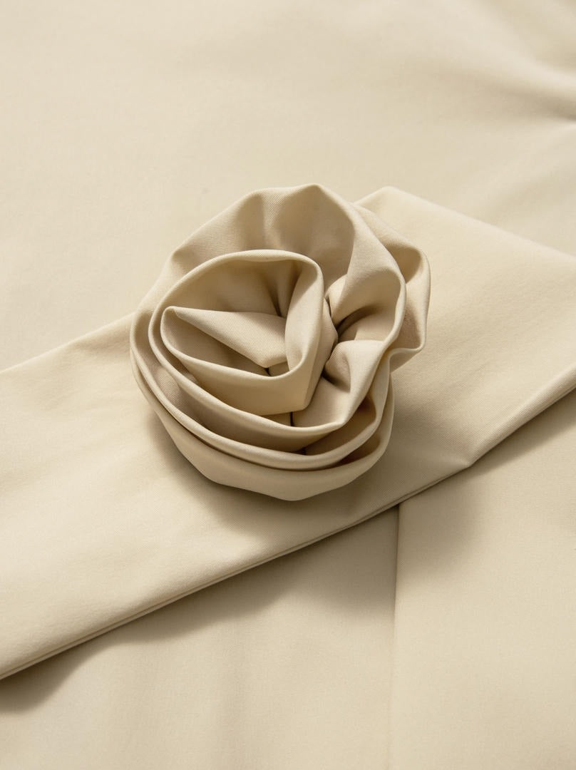 Beige Cotton Top