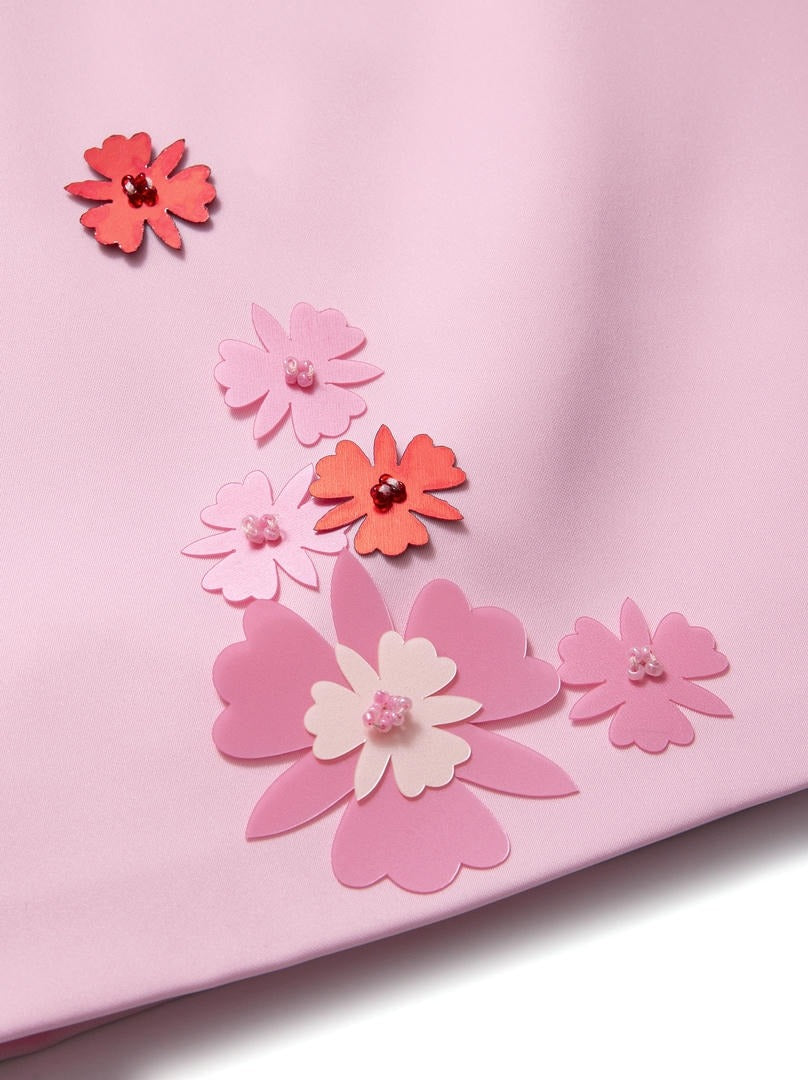 Pink Satin Skirt