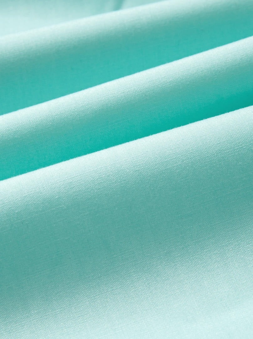 Blue Tiered Pleated Skirt