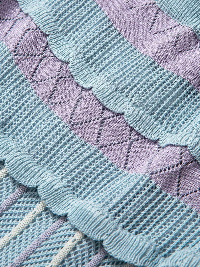 Stripe Knit Skirt
