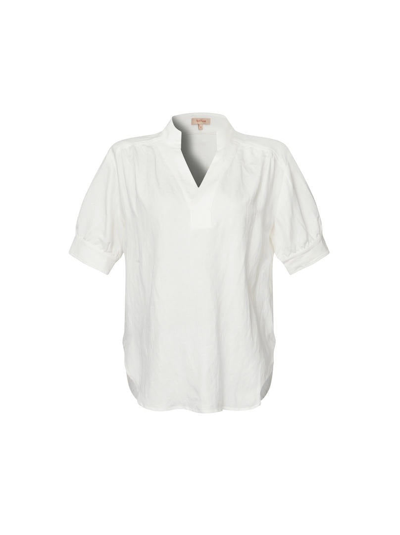 Relaxed Placket Top