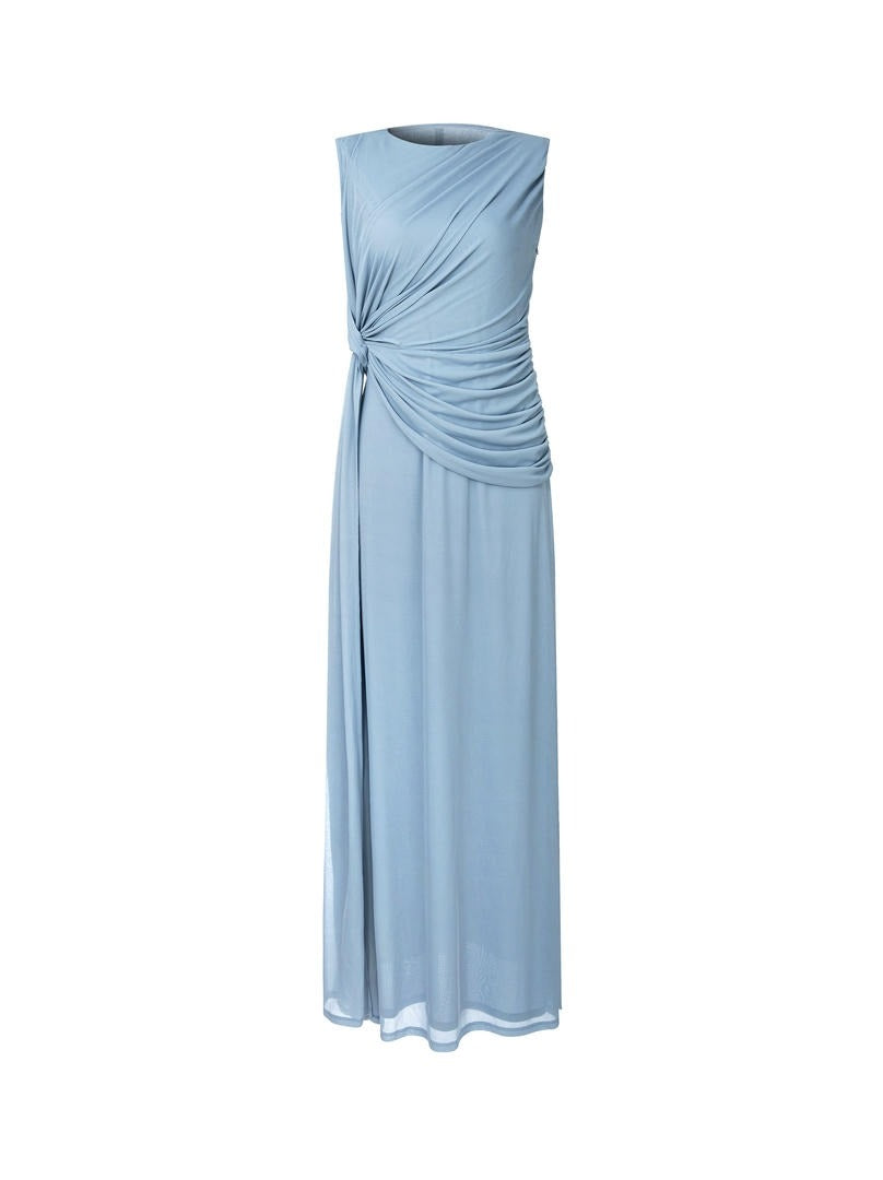 Blue Mesh Dress