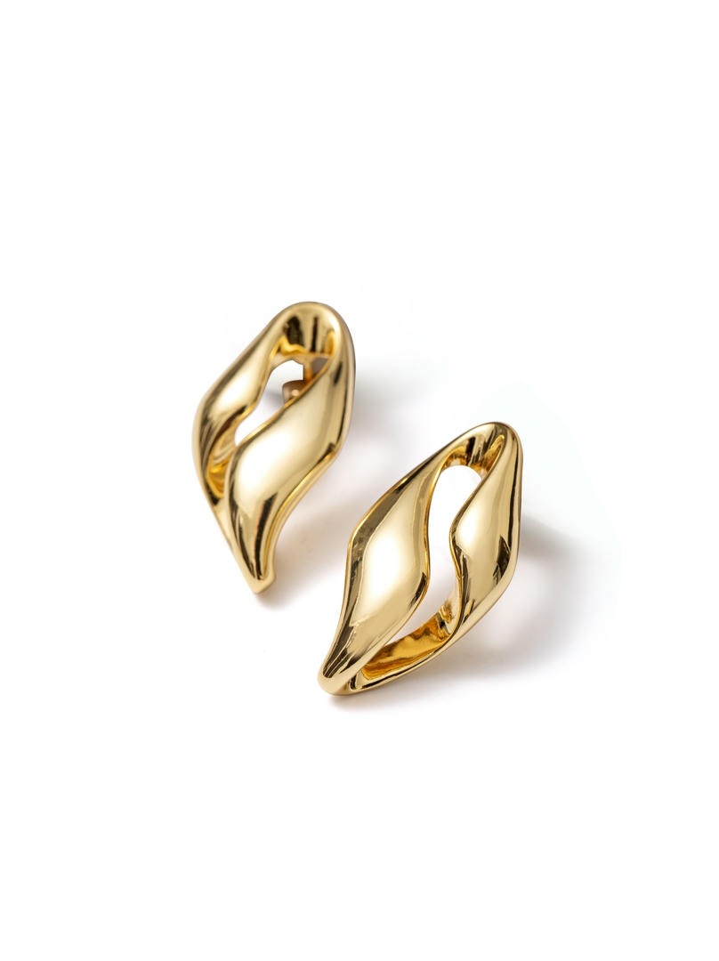 Curved Gold Drops