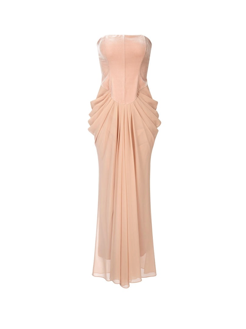 Pastel Pink Maxi Dress