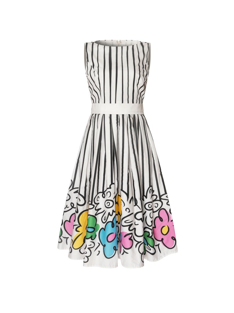 Printed Midi Dress