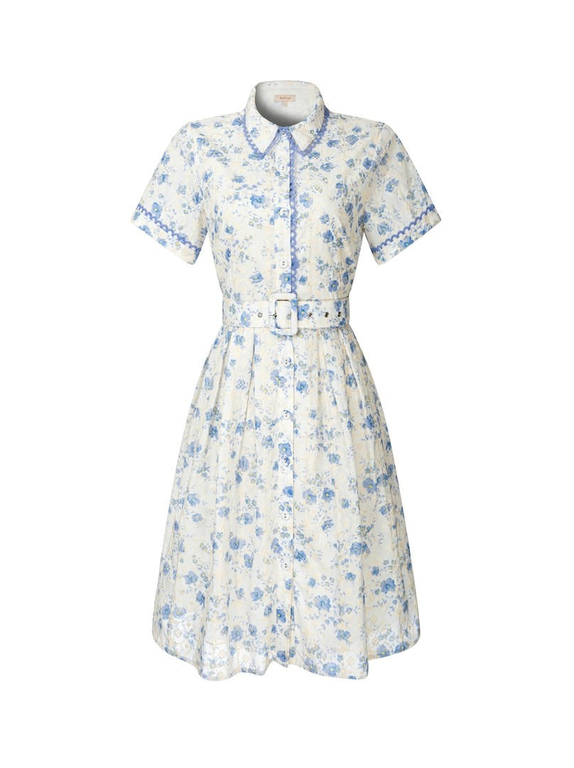 Embellished Jacquard Dress