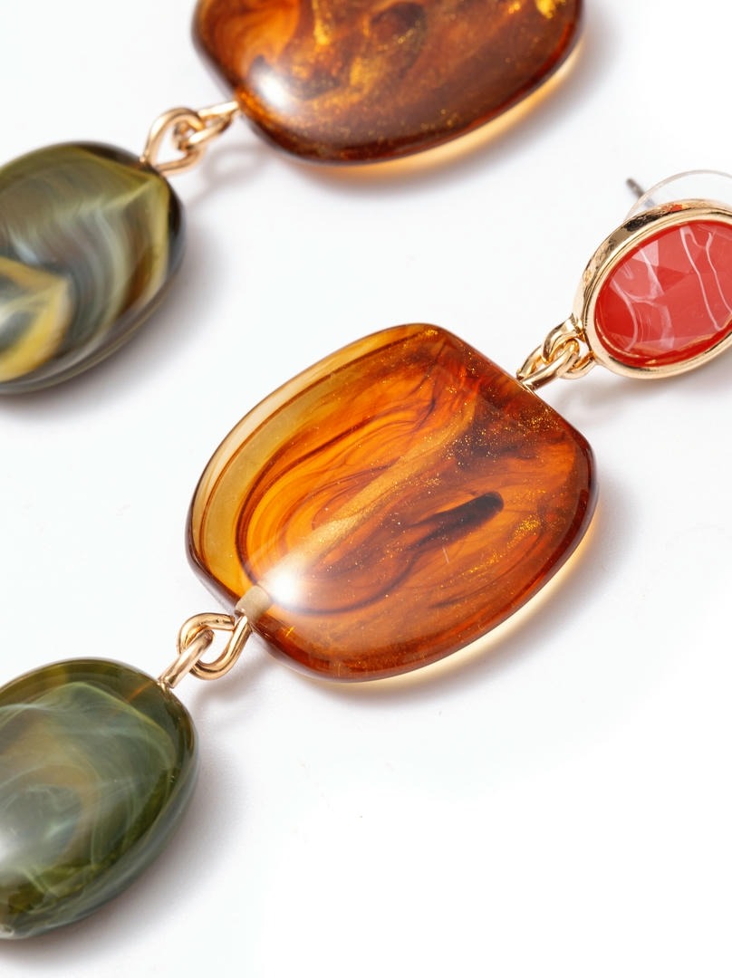 Resin Drop Earrings