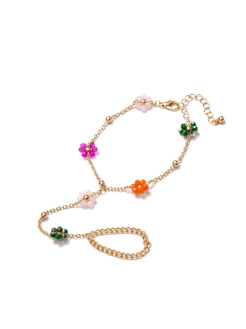 Floral Chain Bracelet