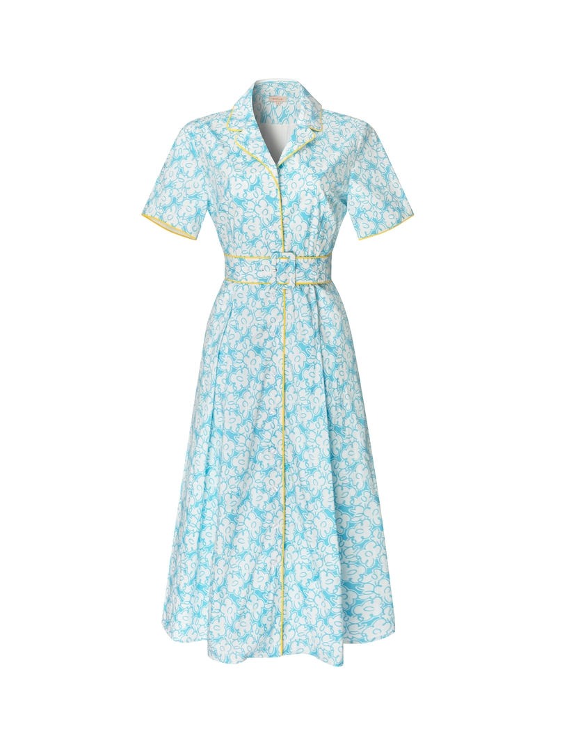 Printed Midi Dress
