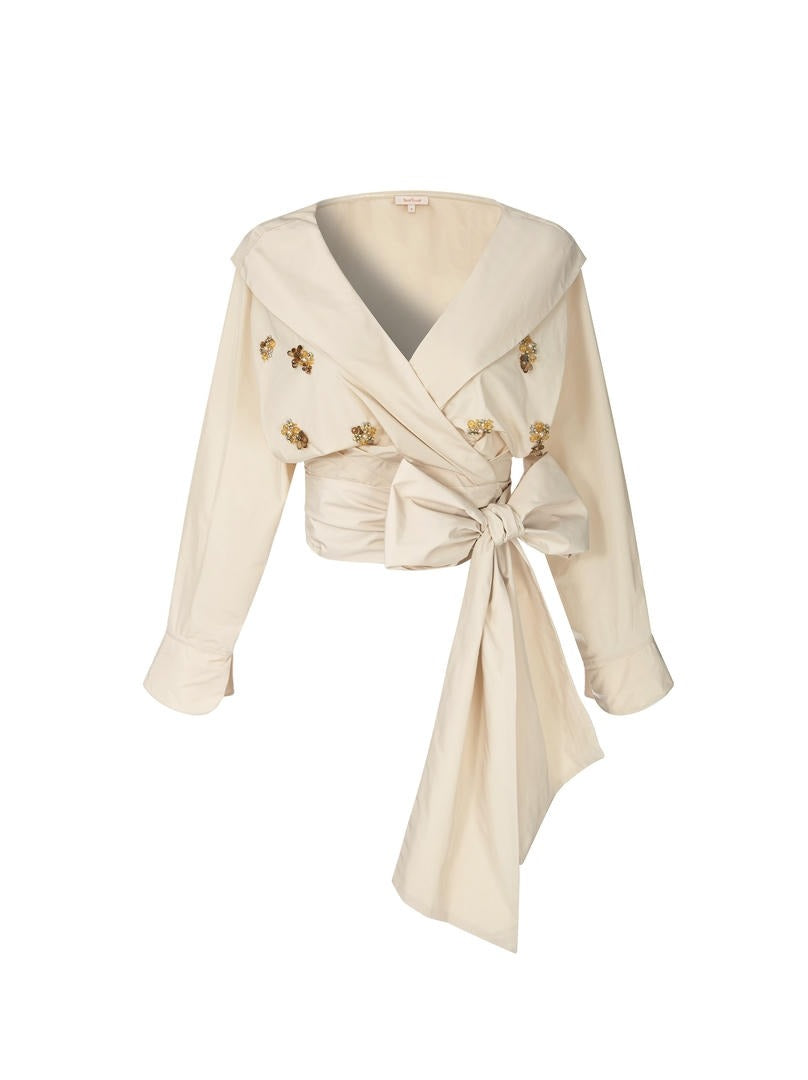 Soft Tie Blouse