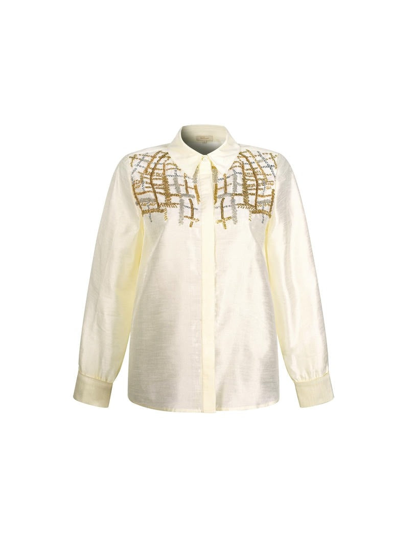 Elegant Embellishment Shirt