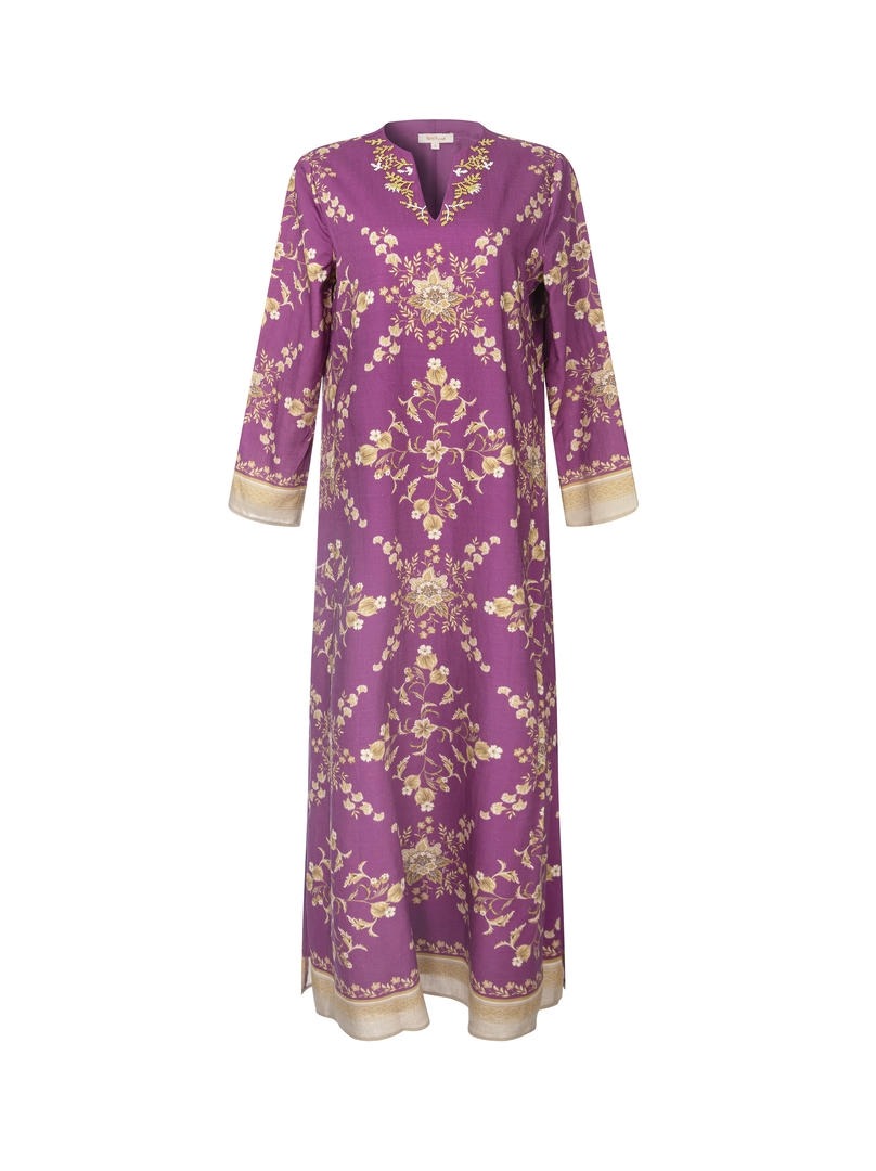 Printed Crepe Dress