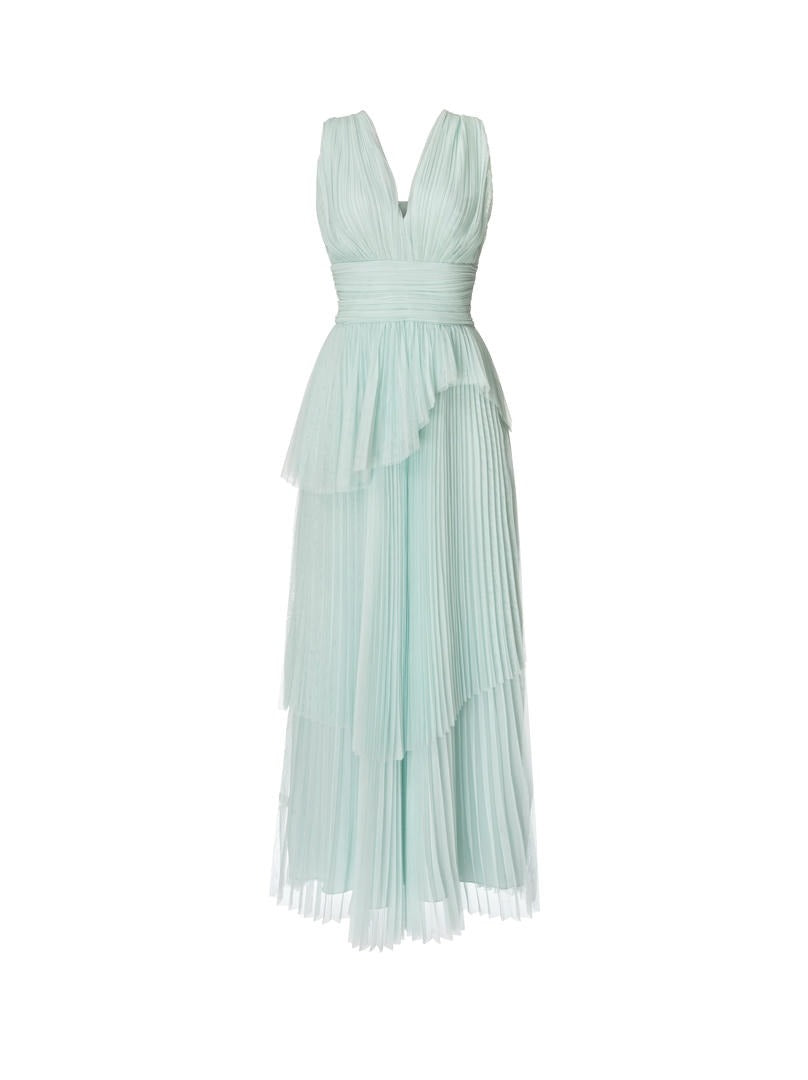 Blue Mesh Dress