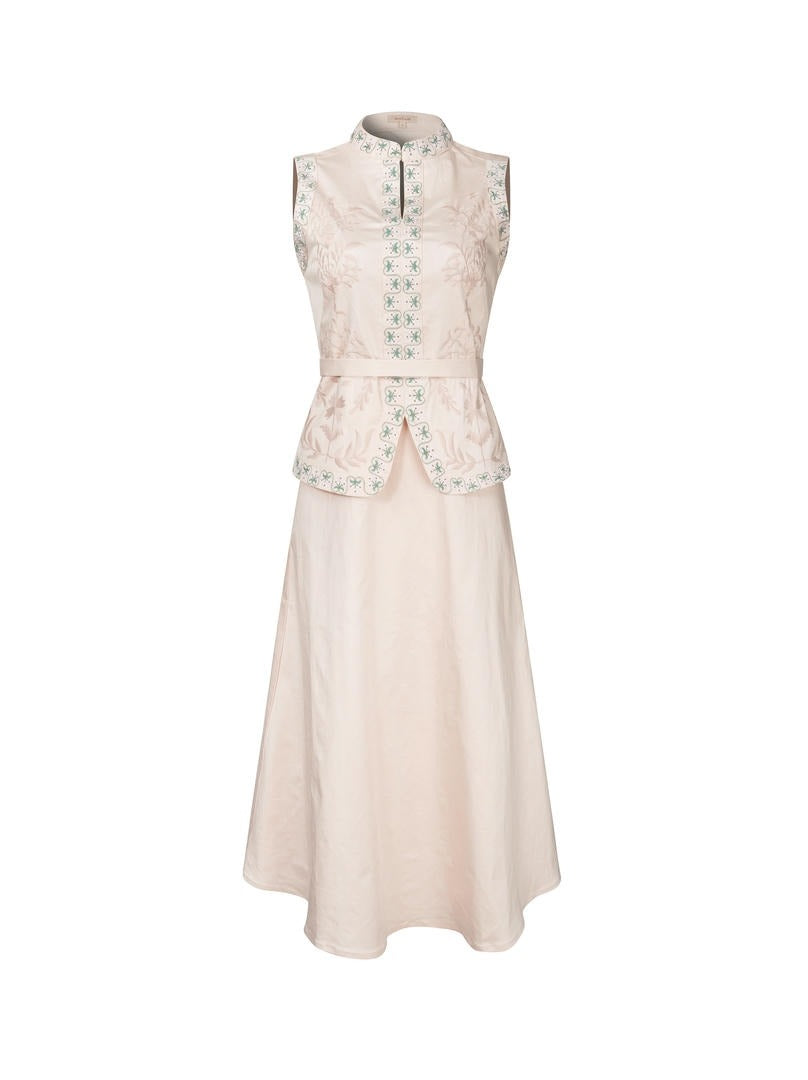 Convertible Twill Dress