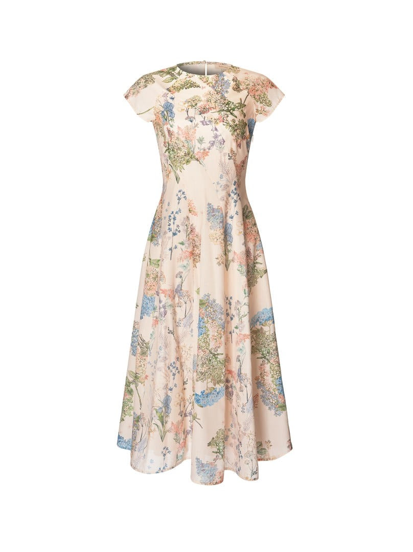 Panel Print Dress