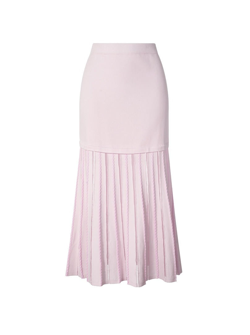 Knit A-Line Skirt