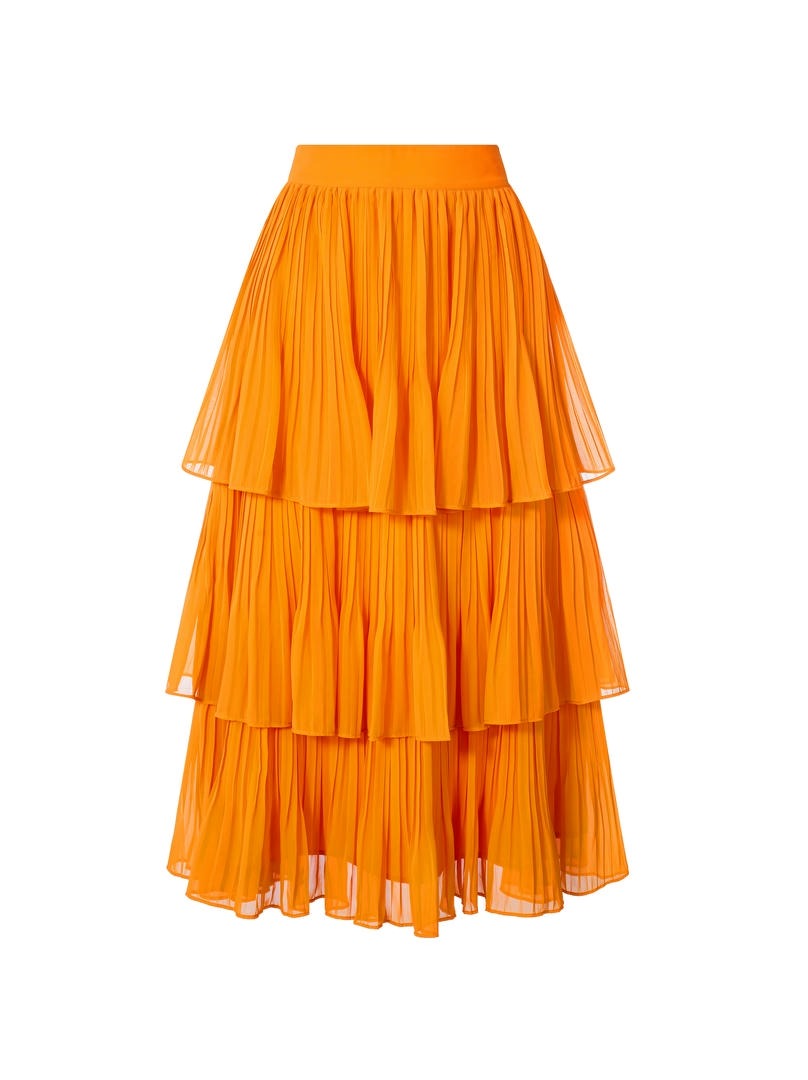 Layered chiffon skirt