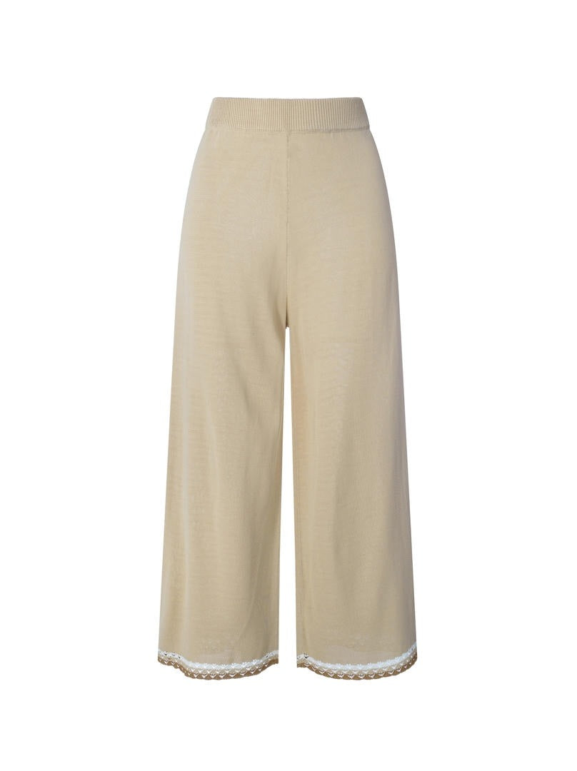 loose cut knit pants