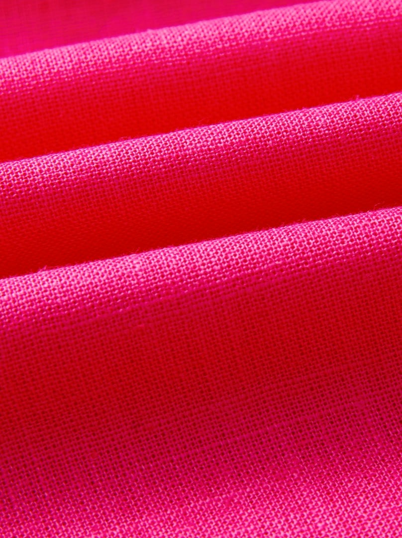 Fuchsia Linen Dress