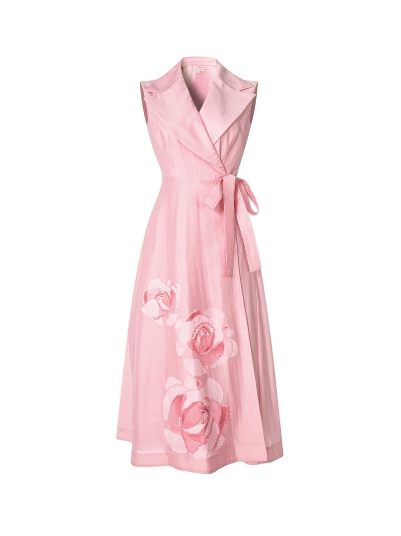 Sequin Elegance Wrap Dress