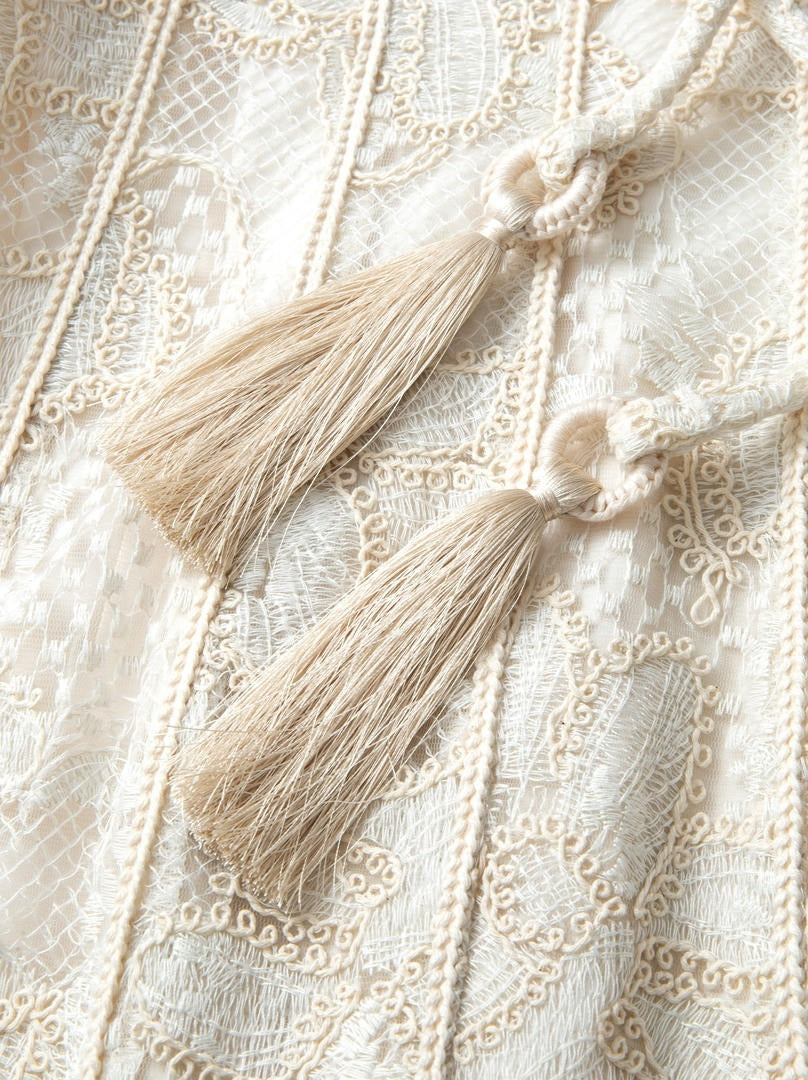 Cream Lace Maxi