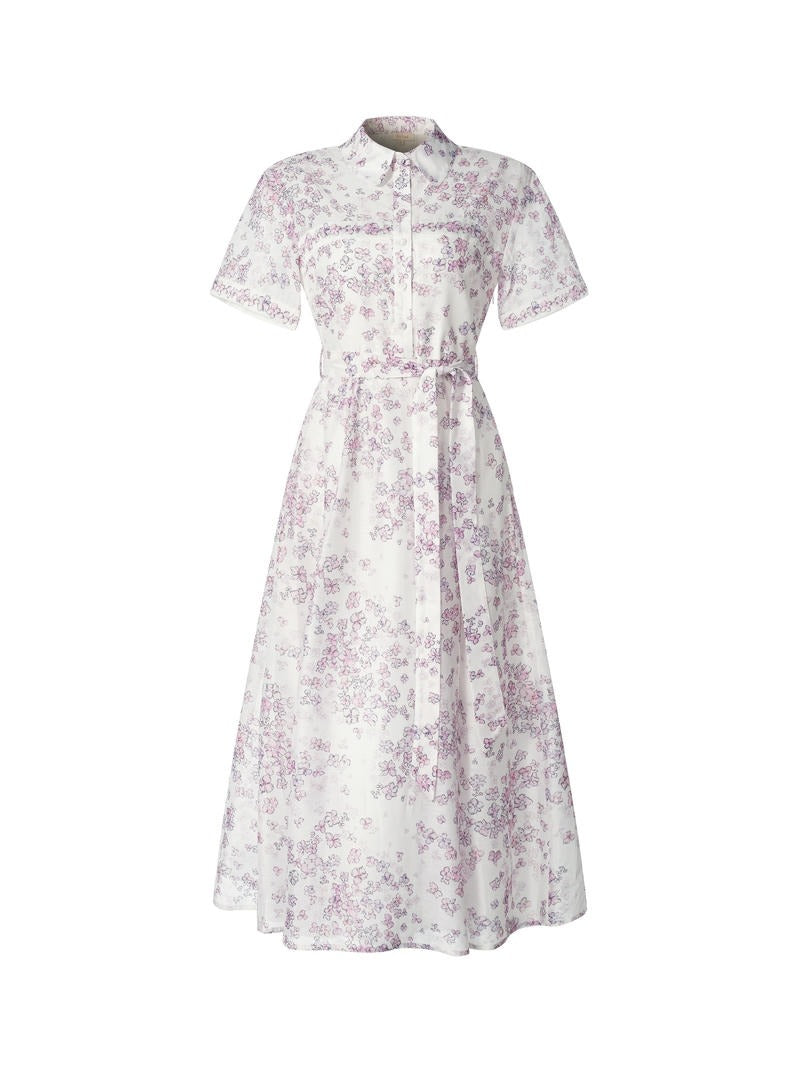 A-Line Printed Dress