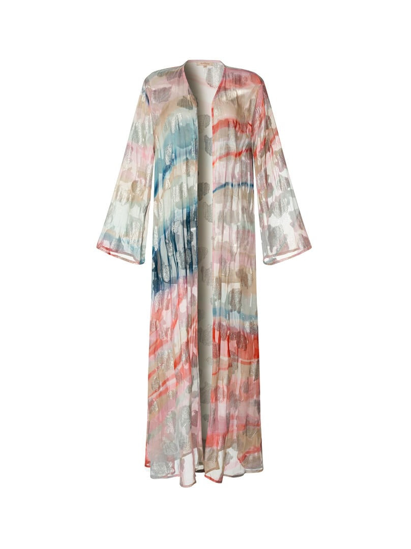 All-Over Printed Long Sleeve cardigan