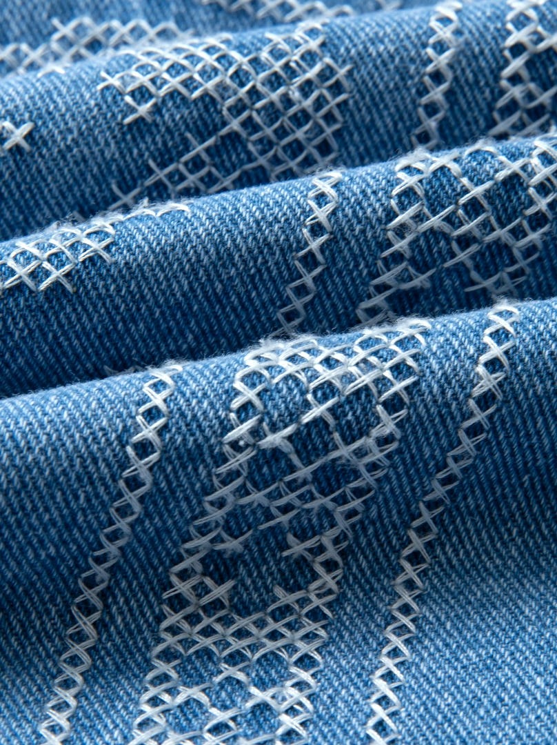 Light Denim Midi