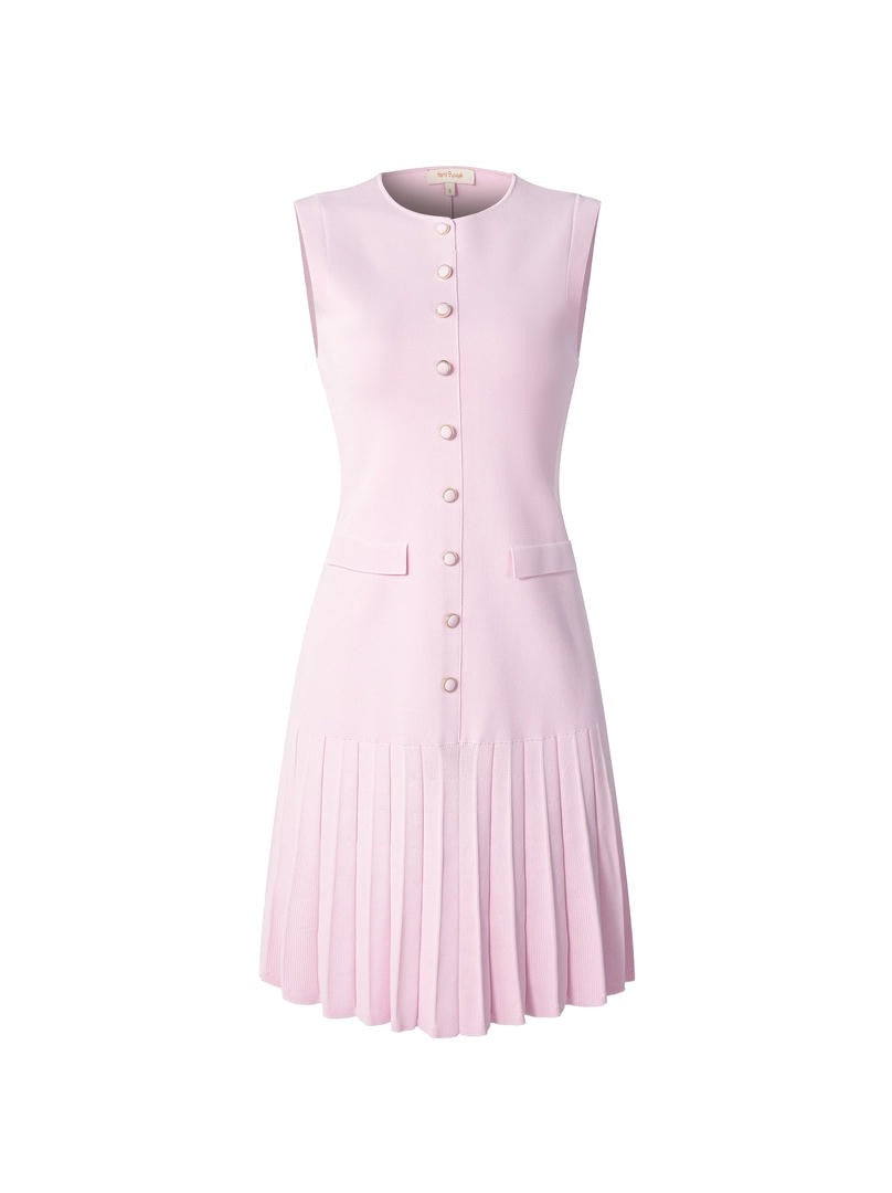 Buttoned mini dress