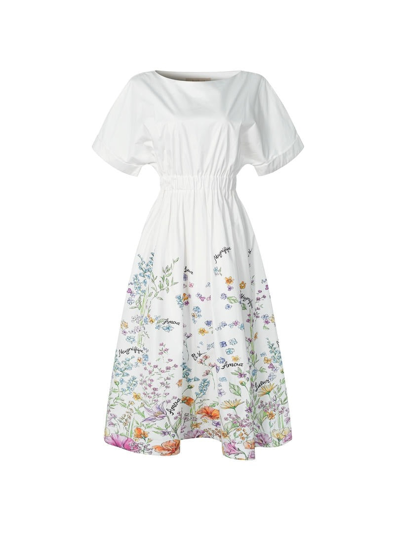 Floral A-Line Dress
