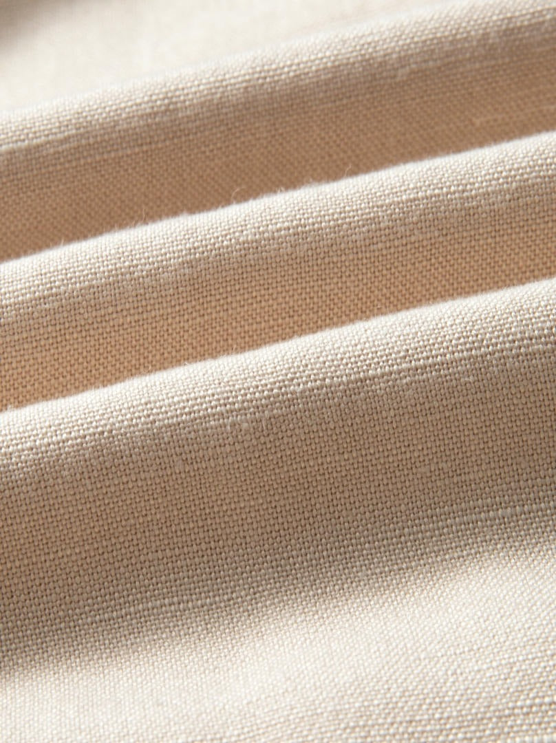 Beige Linen Kaftan