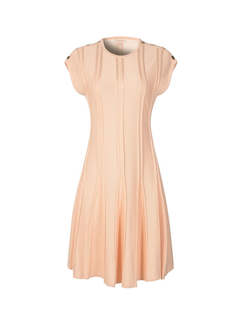 Midi A-line knit dress