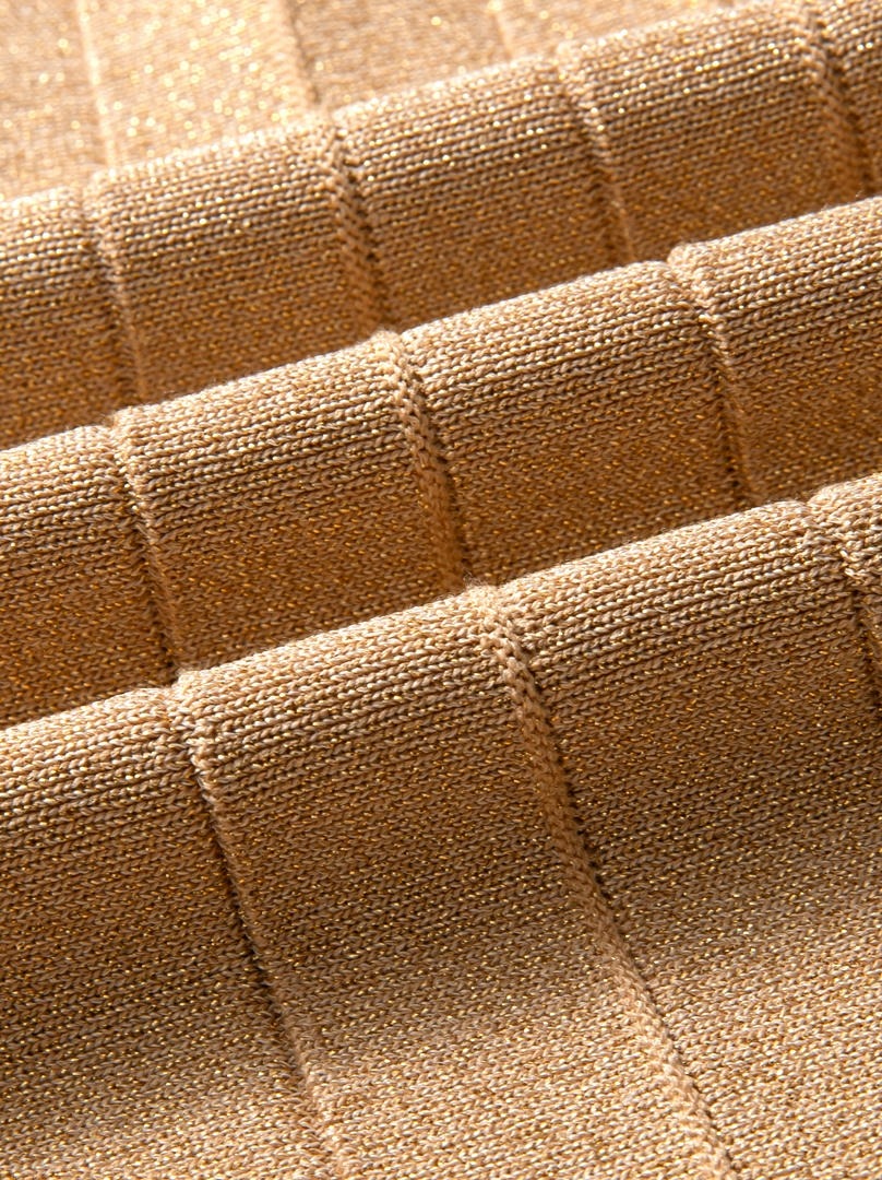 Gold Knit Dress