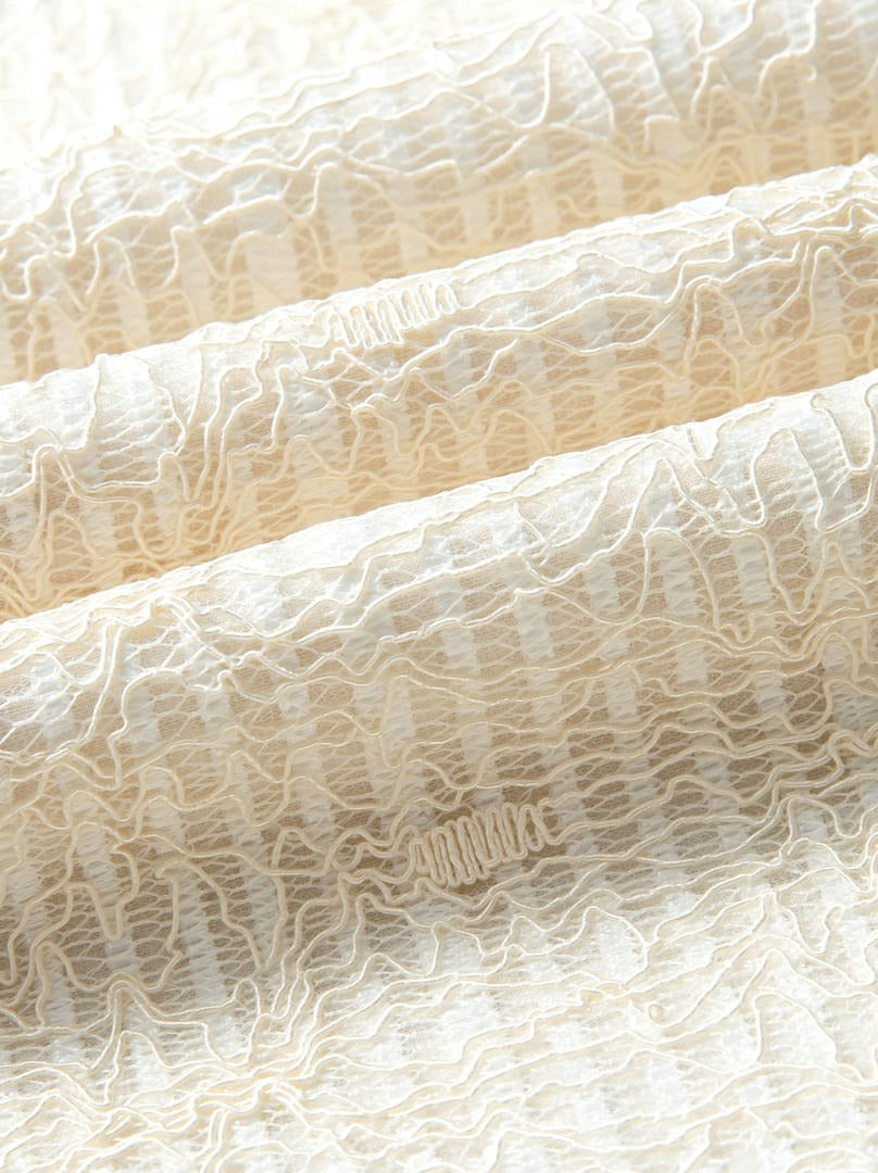 Lapelled Lace Dress